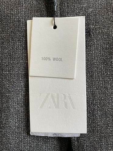 Жеке буюмдар: Мужской пиджак ZARA - Материал: 100% шерсть (указано на бирке) - — 3