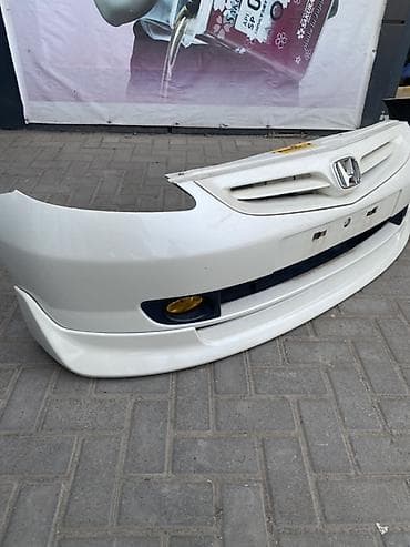 клыки на бампер: Бампер Honda, Б/у, Оригинал — 2