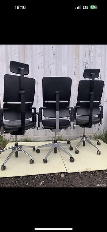 Мебель: Эргономичные кресла Steelcase Please 2 с подголовником — 2