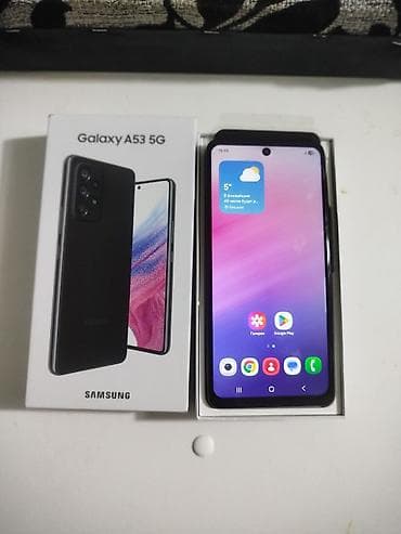 ipone 13 pro: Samsung Galaxy A53 5G, Б/у, 128 ГБ, цвет - Черный — 4