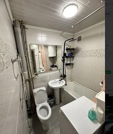 цены на квартиры гик бишкек: 2 комнаты, 45 м², 104 серия, 1 этаж, Евроремонт — 7