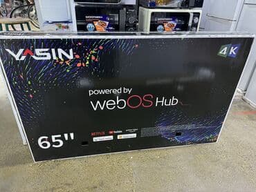 телевизор куплю: 🔥🔥СРОЧНАЯ АКЦИЯ 🔥🔥 И елевизор YASIN 65 webos hub яркий 65 дюймовый — 1