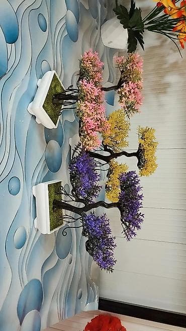 уголь с доставкой бишкек: Искусственные цветочные композиции в кашпо - Большие напольные — 3