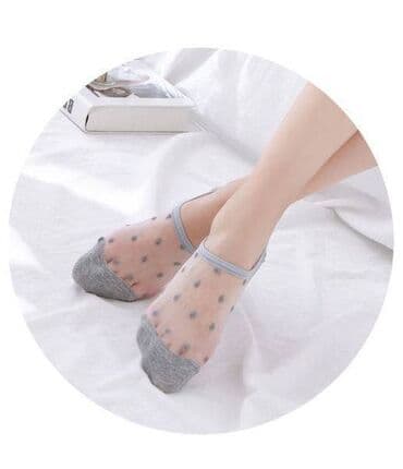 прозрачные туфли: Носки-лодочки, летние прозрачные, женские — 3