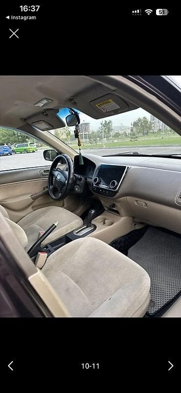 civik: Honda Civic: 2001 г., Автомат, Бензин, Седан — 10