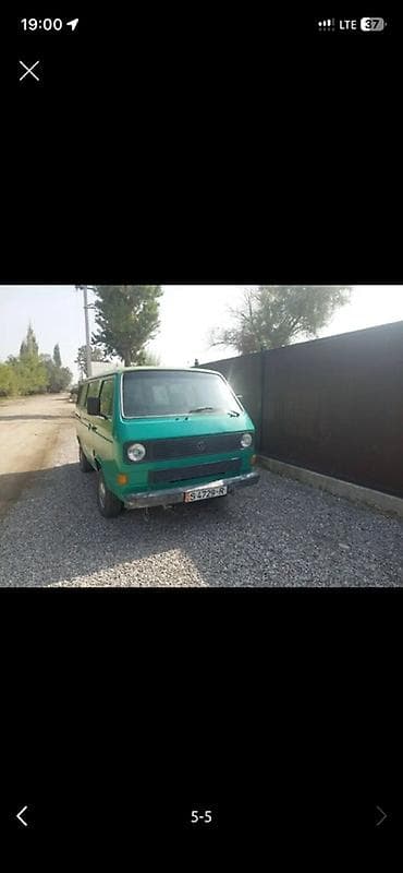 Volkswagen Transporter: 1982 г., 1.9 л, Механика, Дизель, Бус