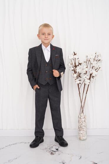 детские трикотажные спортивные костюмы: Школьная форма, Новый — 4