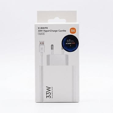 mi note 8: Зарядное устройство Xiaomi 33W HyperCharge Combo (Type‑A) - Мощность — 1