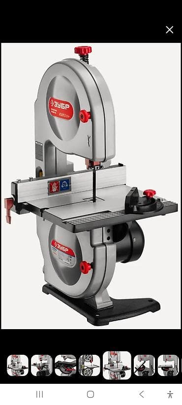 гриндер ленточный: Ленточная пила ЗУБР (настольная) - Тип: вертикальная ленточная пила — 3