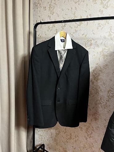 Жеке буюмдар: Пиджак мужской, б/у, свадебный. Рубашка цвет Айвори. Размер 48-50 — 7