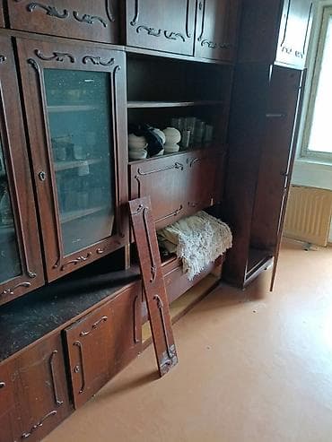 Офисная мебель: Гарнитур для зала, Шкаф, Дерево, цвет - Коричневый — 1