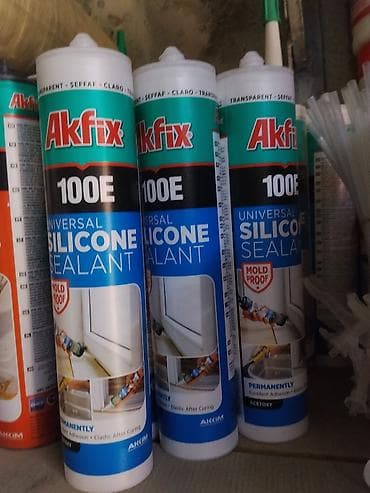Akfix 100E Universal Silicone Sealant — универсальный ацетатный at lalafo.kg Akfix 100E Universal Silicone Sealant — универсальный ацетатный