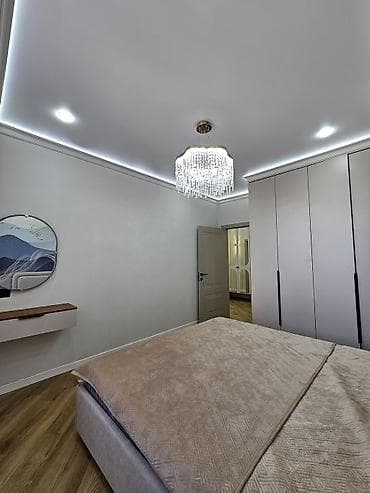 zalkar: 2 комнаты, 67 м², Тунгуч мкр Элитка, 5 этаж, Дизайнерский ремонт — 3