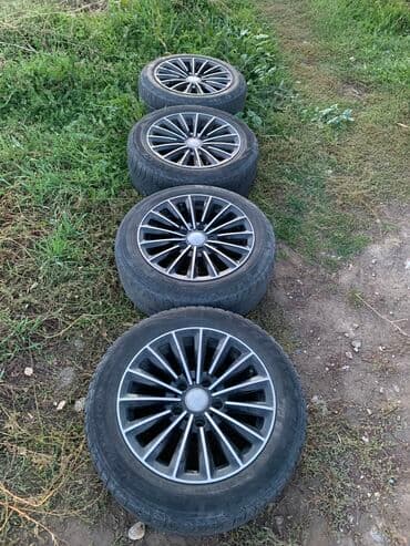 e39: Колеса в сборе 215 / 55 / R 16, Зима, Б/у, Комплект, Легковые, Литые, отверстий - 5 — 1