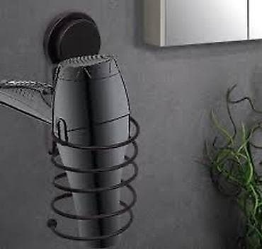ох: Настенный держатель для фена (спиральный) - Назначение: компактное — 1