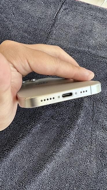 айифон: IPhone 15 Pro, Natural Titanium, Коробка, 84 % — 2