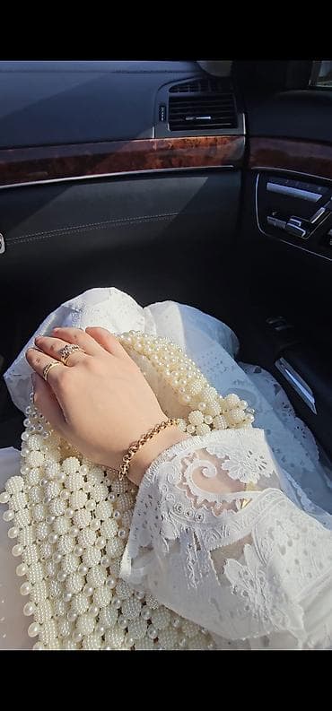 Сумка «Жемчужная нежность» – ручная работа под заказ - Материал