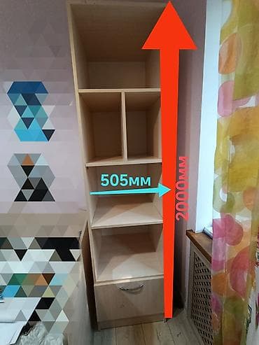 книжный шкаф офисный: Книжная полка, Б/у, ЛДСП, Напольная — 3