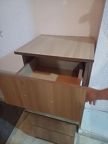 bed table: Прикроватная тумба, Без зеркала, ЛДСП — 3