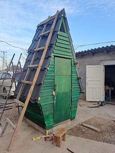 аренда теплица: Туалеты на заказ, современный дизайн, просторный A‑frame — 6