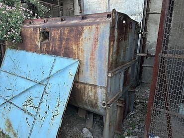 Оборудование для бизнеса: Металлический промышленный бункер/контейнер большого объема — 2