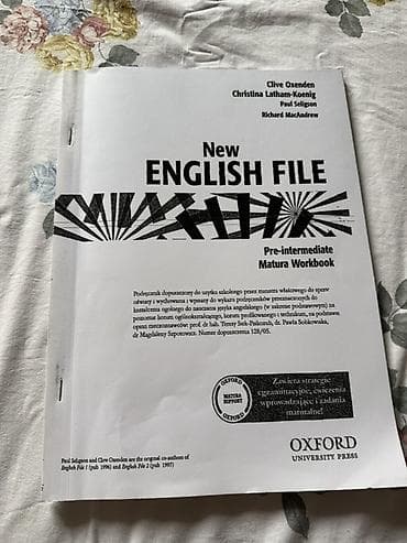 Китептер жана журналдар: Учебник английского языка New English File, уровень Pre‑intermediate — 2