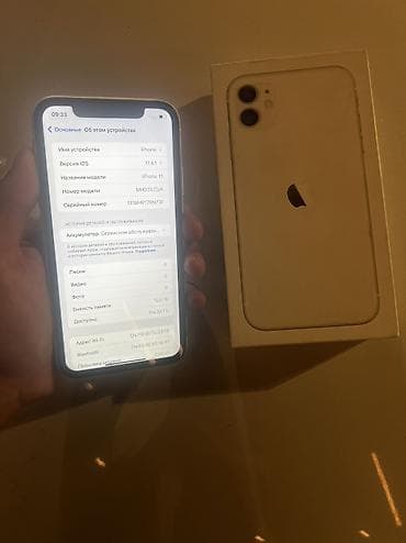 aiphone x: IPhone 11, Новый, 128 ГБ, White Titanium, Чехол, Коробка — 10