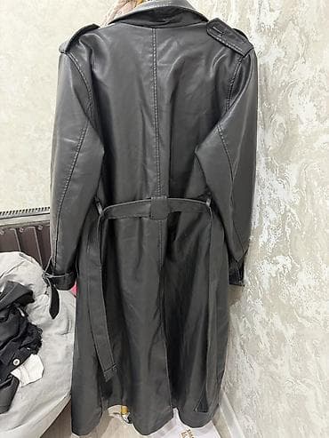 nite jogger: Плащ, Тренчкот, Двубортная модель, L, XL — 2