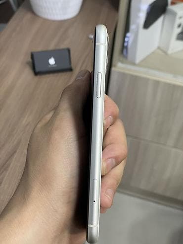 iphone xr 128: IPhone 11, Б/у, 128 ГБ, Белый, Коробка, 76 % — 4