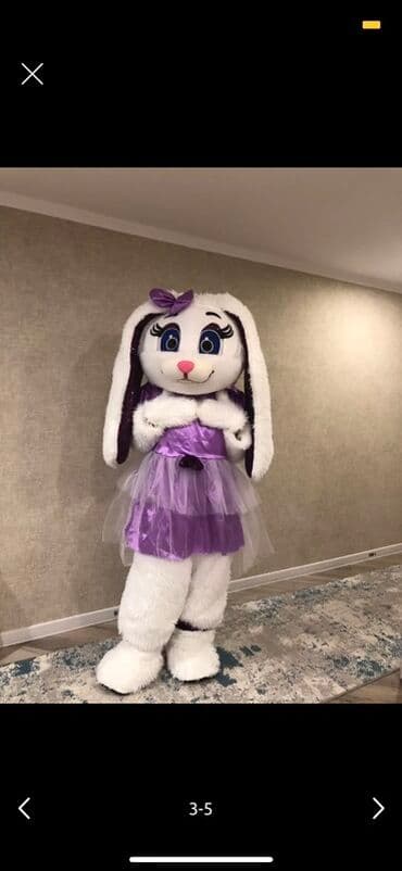 костюм мишки тедди для взрослых на прокат: Ростовая кукла, Зверушка, Заяц — 3