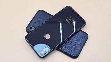IPhone Xs, Б/у, 256 ГБ, Черный, Защитное стекло, Чехол, 100 %