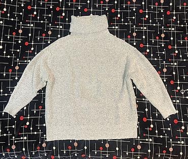 свитер sela: Кофта, Высокая горловина, Зима, XL, 2XL, 3XL — 1