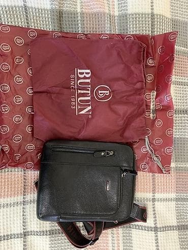 чемодан недорого: Продается барсетка Butun. Почти в идеальном качестве, немного желтые — 1