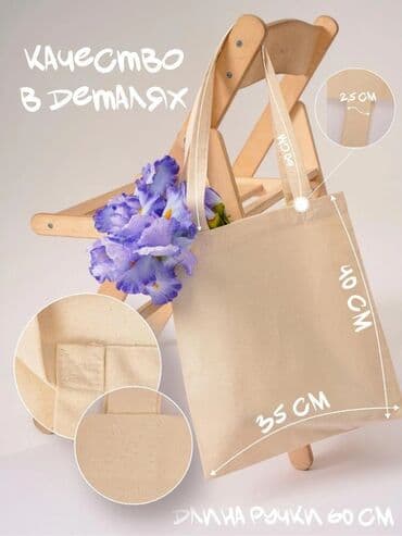 сумка органайзер для документов: Экологичная сумка-шоппер из натурального хлопка. Прочная и — 1