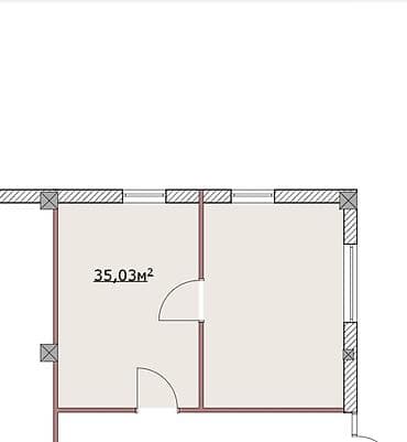Коммерциялык мүлк: Кеңселерди ижаралоо, 32 м², Турак комплексинде, 1-катар, Юридикалык дареги менен — 3