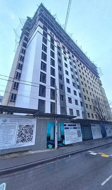 1 комната, 63 м², Элитка, 9 этаж, ПСО (под самоотделку)