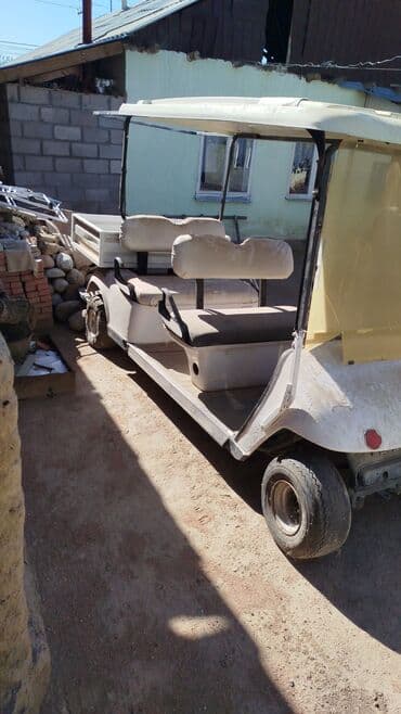 Электрический гольфкар/утилитарный карт с грузовой платформой