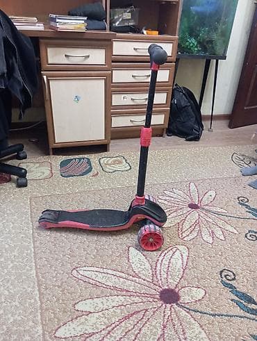 Детские самокаты: Детский самокат, Трёхколёсный, Б/у — 3