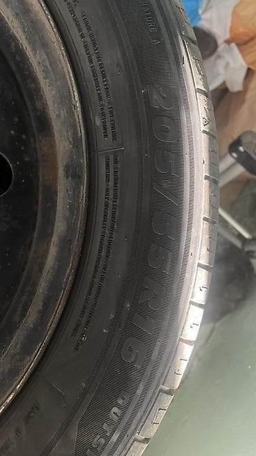 шины 235 55 16: Колеса в сборе 205 / 55 / R 16, Лето, Комплект, Легковые, Железные, отверстий - 5 — 1