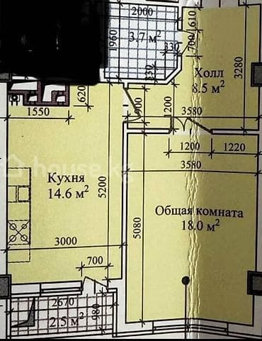 art square: 1 комната, 47 м², Элитка, 10 этаж, Евроремонт — 5