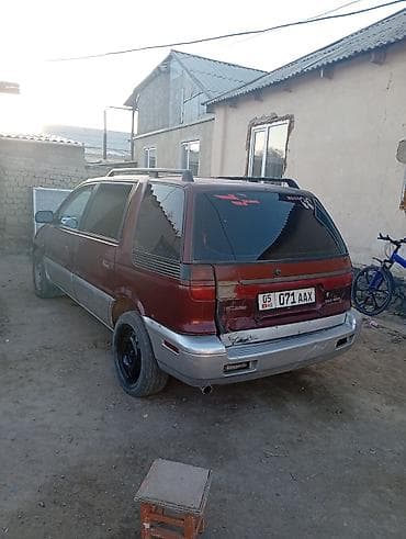 Транспорт: Mitsubishi Space Wagon: 1995 г., Кол менен иштөөчү, Бензин, Вэн/Минивэн — 2