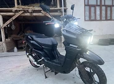 mercedes e500: Скутер/мопед танк с доработками и ярким светом - Кузов и пластик в — 2