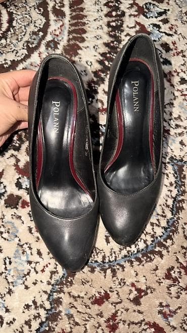 puma 38: Туфли, 38, Polann, Б/у, цвет - Черный, Самовывоз — 1