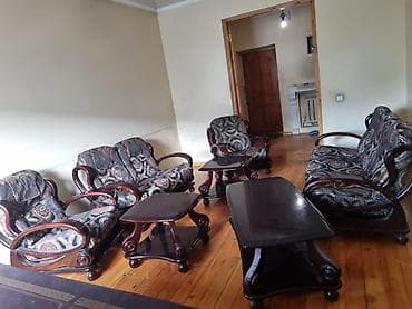 small table: Стол и стул для зала, цвет - Коричневый — 2