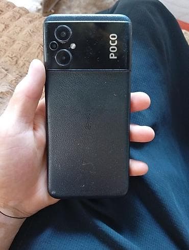 redmi 9 т: Poco M5, Колдонулган, 128 ГБ, түсү - Кара, 2 SIM — 1