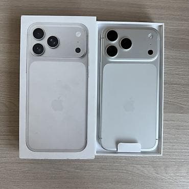 IPhone 17 Pro Max, Новый, 256 ГБ, Natural Titanium, Наушники, Зарядное устройство, Защитное стекло, 100 %