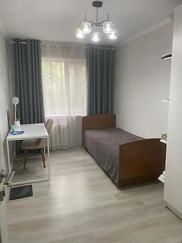 flat osh: 3 комнаты, 58 м², Ата-Тюрк парк Индивидуалка, 1 этаж, Свежий ремонт — 2