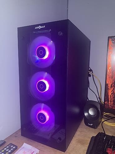 monitor: Компьютер, ядер - 6, ОЗУ 16 ГБ, Игровой, Новый, AMD Ryzen 5, NVIDIA GeForce RTX 5060, SSD — 5