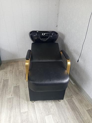 Парикмахерская мойка с креслом, торг есть. - Встроенная керамическая