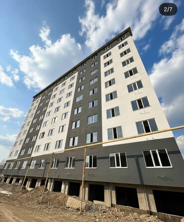 квартиры бишкек продажа: 2 комнаты, 60 м², Индивидуалка, 6 этаж, ПСО (под самоотделку) — 1